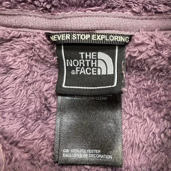 Women's the north face Sherpa jacket size large lavender/purple - Picture 2 of 6